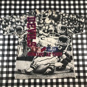 Football Devils All Over Print Coming At You Tee